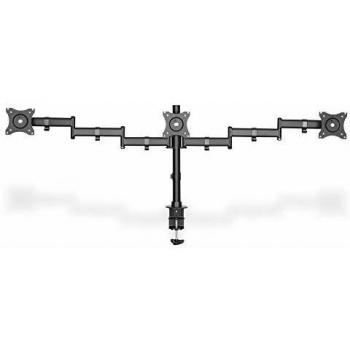 Digitus DA-90362 Supporto Triplo da Monitor con Morsetto Digitus, Nero