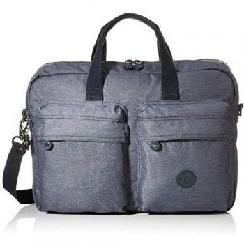 Kipling KHOTO Bolso bandolera, 42 cm, 19 litros, Negro (Carbón)