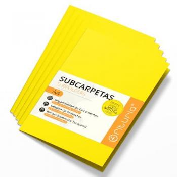 Subcarpetas de Cartulina A4 Marfil