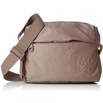 Mandarina Duck Md 20 P10QMTV8, Bolso Bandolera, Mujer, Beige (Taupe), 28x20.5x11 (L x H x W)