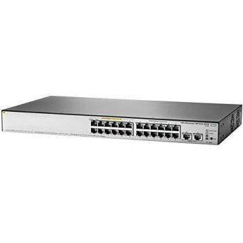 Hewlett Packard Enterprise OfficeConnect 1850 24G 2XGT PoE+ 185W Managed Layer 2 Gigabit Ethernet (10/100/1000) Gray 1U Power over Ethernet (PoE) Switch