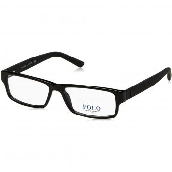 Polo Ralph Lauren PH2119 5001 55 Lentes Recetadas Para Hombre Negros