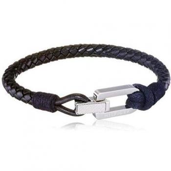 Pulsera de Piel Negra para Hombre Tommy Hilfiger