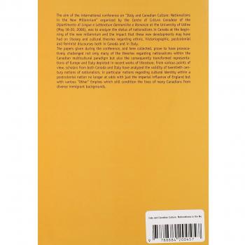 Italy and canadian culture. Nationalisms in the new millennium