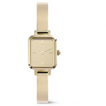 Reloj Daniel Wellington Cuadro Mini Reflejo Oro 15.4x18.2 mm