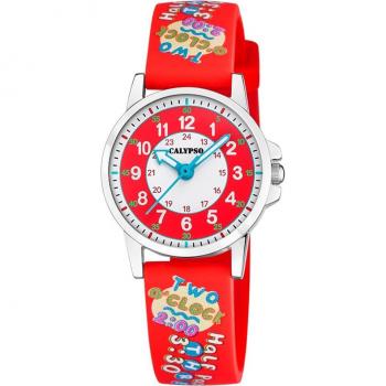 Reloj Calypso K5824/5 Blanco Correa De Caucho, Infantil