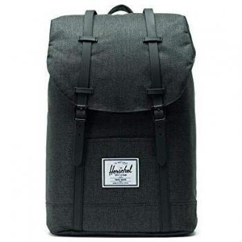 Herschel Casual Rayado Negro/Caucho Negro