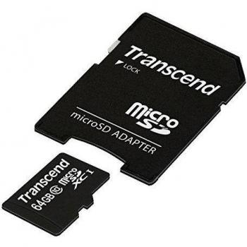 Transcend Premium Scheda microSDXC Industrial 64 GB Class 10, UHS-I incl. Adattatore SD