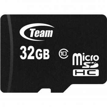 Team Group 32GB MicroSDHC Memory Card (Class 10, Black, 0-60°C/-20-85°C)