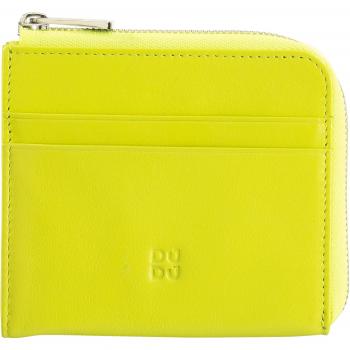 Cartera pequeña de hombre de piel con cremallera