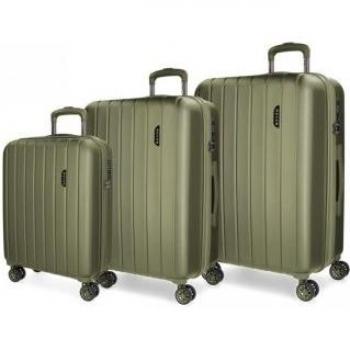 Juego de maletas Movom Wood rígidas 55