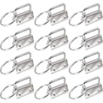 Juego de 45 llaveros de plata de 1 pulgada (45 Uds.)