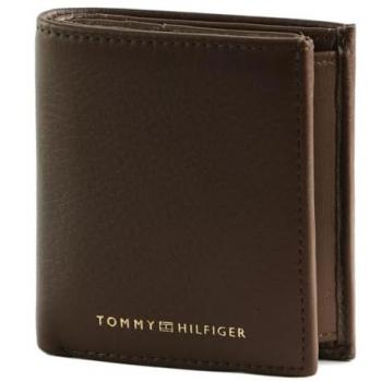 Cartera vertical de piel negra Tommy Hilfiger con monedero