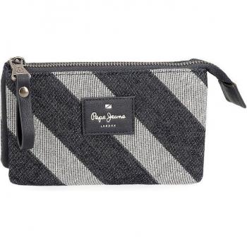 Pepe Jeans. Monedero Celine tres compartimentos marino