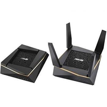 ASUS RT-AX92U Router Wi-Fi 6, Supporta la Sicurezza di Rete AiProtection Pro, Sistema Wi-fi Mesh AiMesh, WTFast Integrato per Giochi, Impostazione VPN, 2 Pezzi
