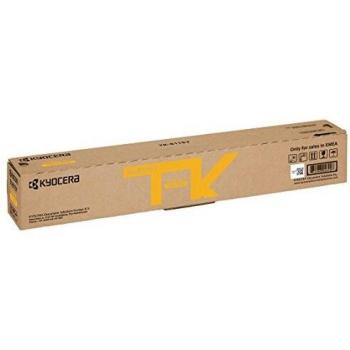 Toner Kyocera TK-8115 giallo. Cartuccia cartridge originale 1T02P3ANL0. Compatibile per stampanti ECOSYS M8124cidn, M8130cidn