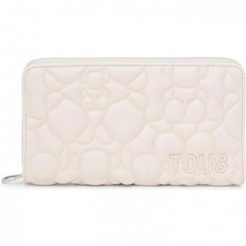 Tous para mujer. Billetera M. T Bold Beige Tous