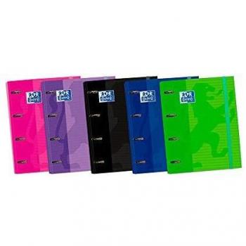 OXFORD EUROPEANBINDER ESCOLAR A4 TAPA EXTRADURA COLORES CLÁSICOS