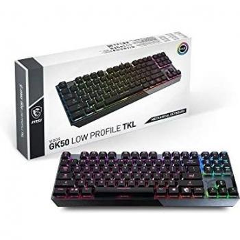 Tastiera USB MSI Vigor GK50 Low Profile TKL AZERTY Francese Nera