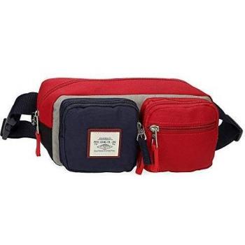 Pepe Jeans Dany Riñonera Roja 27x12x8 cms Poliéster Reciclado