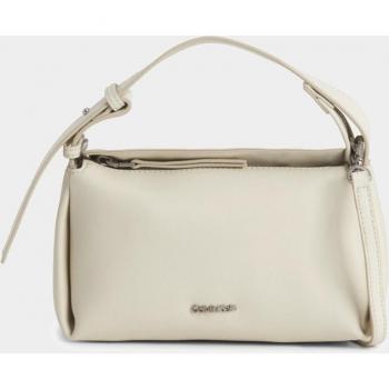 Bolso de mano mini Calvin Klein en gris con cremallera