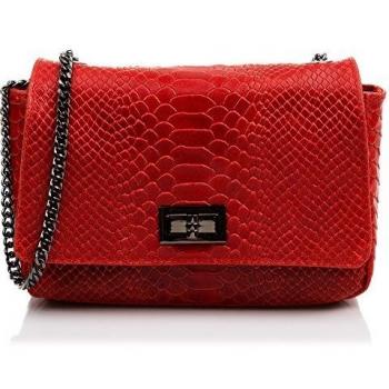 Firenze ARTEGIANI Bolso de Mujer Piel auténtica Grabado Serpiente