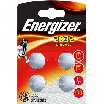 Energizer BLISTER 4 PILAS CR2032 637762