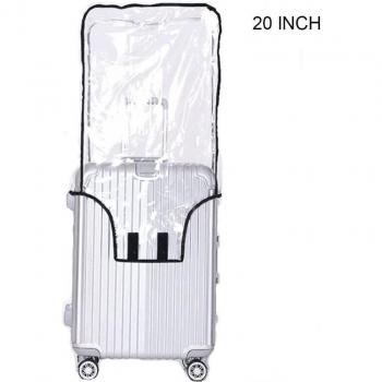 Protectores de equipaje transparentes de PVC, funda para maleta de 20 a 30 pulgadas