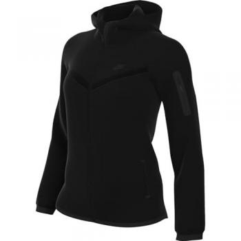 Nike Tech Fleece Windrunner Sudadera con Capucha y Cremallera Completa Mujer Negro XS