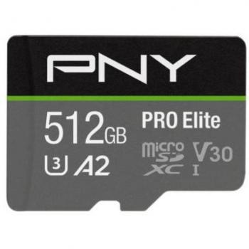 Pny pro elite 512gb micro sdxc classe 10 u3