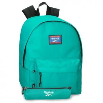 Mochila Reebok Brooklyn Colors con estuche menta