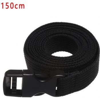 Correa de Nailon Negro para Viajes con Hebilla de Liberación