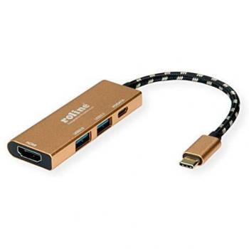 Roline Docking Station USB-C Oro
