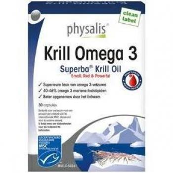 Krill omega 3 60 cápsulas Physalis