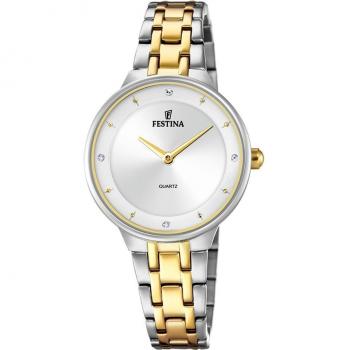 Reloj De Mujer Festina Mademoiselle F20625/1 Con Esfera Plateada