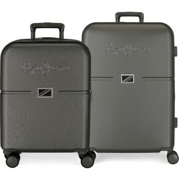 Pepe Jeans. Juego de maletas Accent rígidas negro 55-70cm