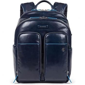 Zaino Porta Computer 14.1 Blue Square Revamp Piquadro Blu