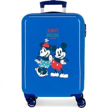 Joumma Bags. Maleta de Cabina Mickey Always Original rígida azul -38x