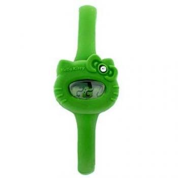 Hello Kitty Reloj de Cuarzo con Correa de Caucho