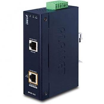 Planet IPOE-162 PoE Gigabit Ethernet Adapter and Injector 56V
