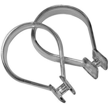 Sealskin Anillos para la Cortina de Ducha, 4.7 x 6.6 x 0.7 cm, Plástico, Transparente, 12 piezas