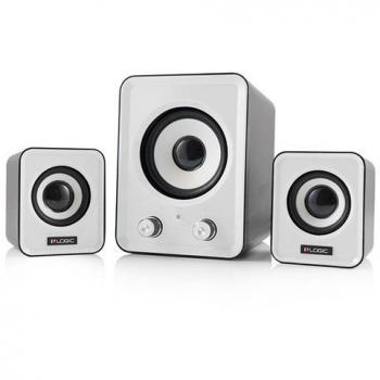 Speaker Logic LS‑20 bianco 2.1