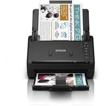 Epson WorkForce ES-500WII, Scanner A4 WiFi Fronte/Retro ad Alta Velocità su Smartphone, Tablet, PC o Mac, Duplex Automatico e ADF, Funzioni Automatiche di Ritaglio e Rimozione di Pagine Bianche/Sfondi