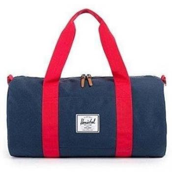 Herschel Sutton Duffle Unisex Azul-Marino y Rojo Multicolor Talla Única