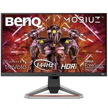 BenQ MOBIUZ EX2710 Monitor da Gaming 27'' IPS HDRi, 144Hz 1ms FreeSync Premium FHD, Compatibile con PS5/Xbox X, Grigio (Dark grey)