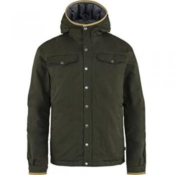 Abrigo de plumón Fjällräven Greenland No. 1 para hombres, bosque profundo