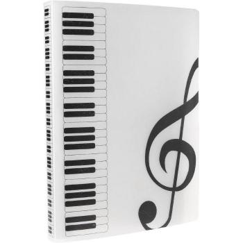 Hoja de partituras de música A4 40 páginas para pianistas