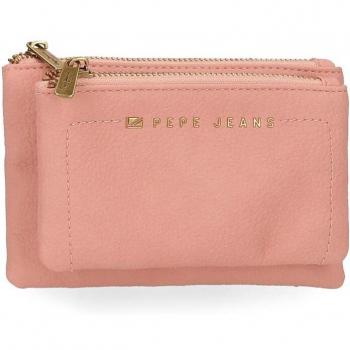 Pepe Jeans para mujer. Monedero Diane dos compartimentos rosa