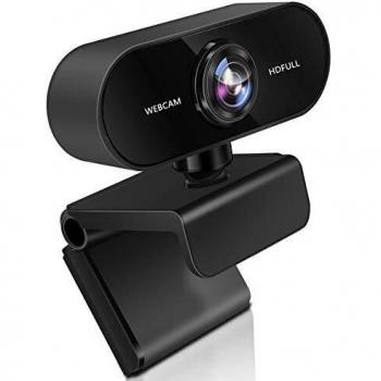 Agedate 1080P Webcam Full HD con Microfono Stereo Plug & Play