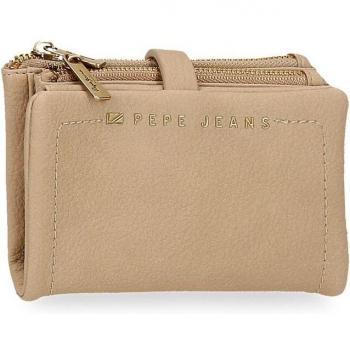 Pepe Jeans Diane Cartera para Mujer con Monedero Extraíble en Color Beige